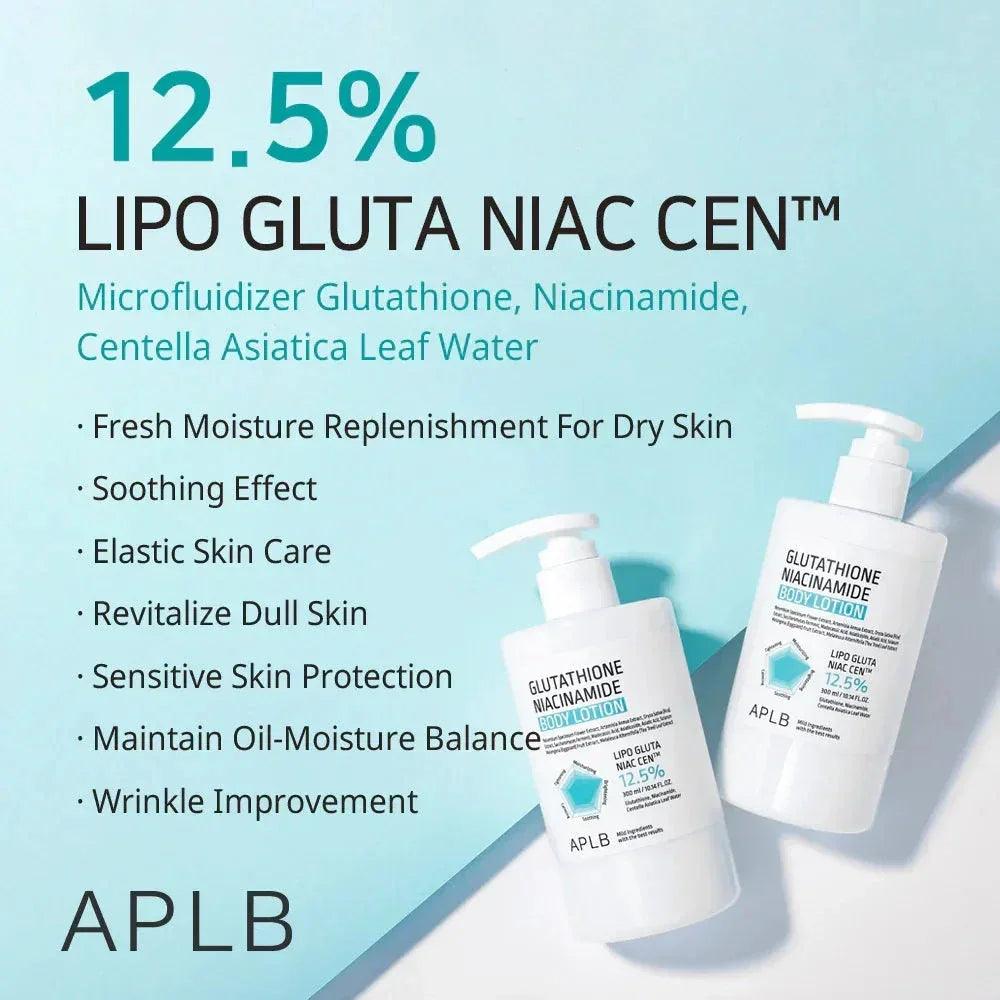 APLB Glutathione Niacinamide Body Lotion 300ml