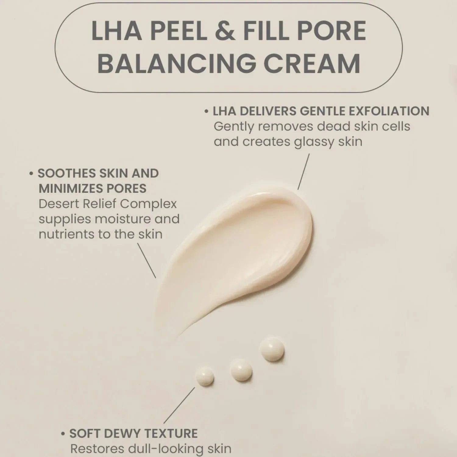 AXIS-Y LHA Peel &amp; Fill Pore Balancing Cream 50ml - Orion Beauty