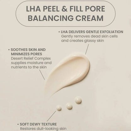 AXIS-Y LHA Peel &amp; Fill Pore Balancing Cream 50ml - Orion Beauty