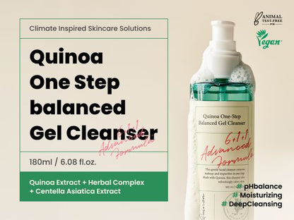 AXIS-Y Quinoa One Step Balanced Gel Cleanser 180ml, at Orion Beauty. AXIS-Y Official Sole Authorized Retailer in Sri Lanka!