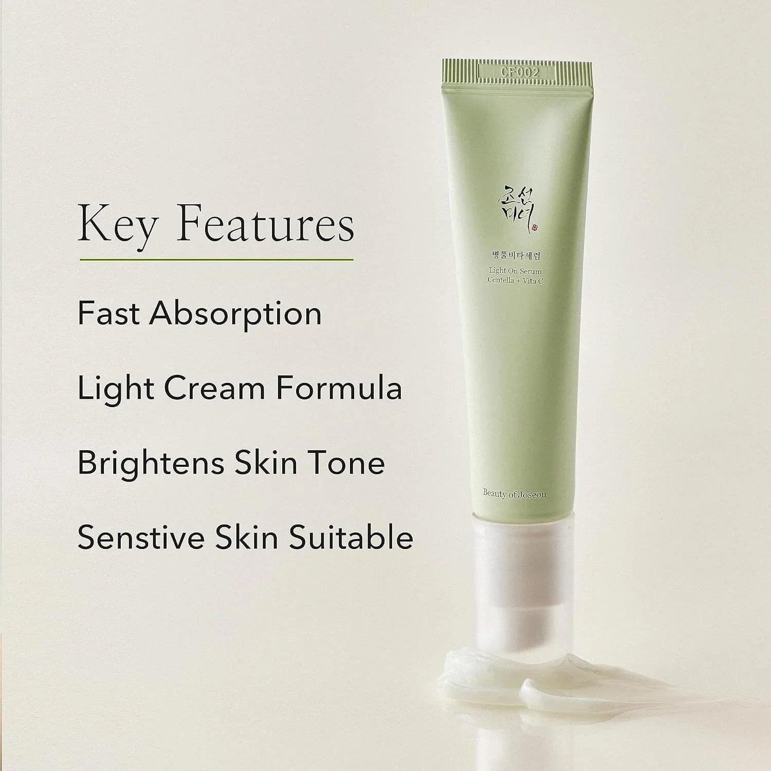 Beauty of Joseon Light On Serum : Centella + Vita C 30ml - Orion Beauty