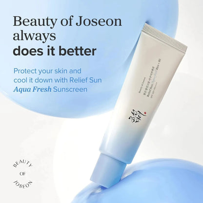 Beauty of Joseon Relief Sun Aqua-fresh Rice + B5 SPF50+ PA++++ 50ml, at Orion Beauty. Beauty of Joseon Official Sole Authorized Retailer in Sri Lanka!