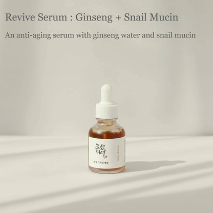 Beauty of Joseon Revive Serum : Ginseng + Snail Mucin 30ml, at Orion Beauty. Orion Beauty Official Sole Authorized Retailer in Sri Lanka!