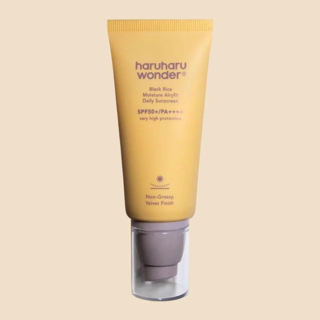 Haruharu WONDER Black Rice Moisture Airyfit Daily Sunscreen SPF50+ PA++++ 50ml - Orion Beauty