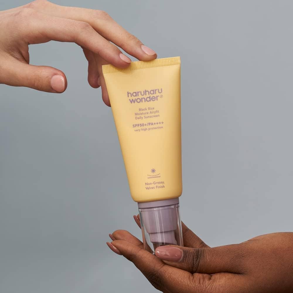 Haruharu WONDER Black Rice Moisture Airyfit Daily Sunscreen SPF50+ PA++++ 50ml - Orion Beauty