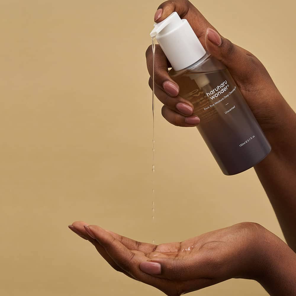 Haruharu WONDER Black Rice Moisture Deep Cleansing Oil 150ml, at Orion Beauty. SKIN1004 Official Sole Authorized Retailer in Sri Lanka!