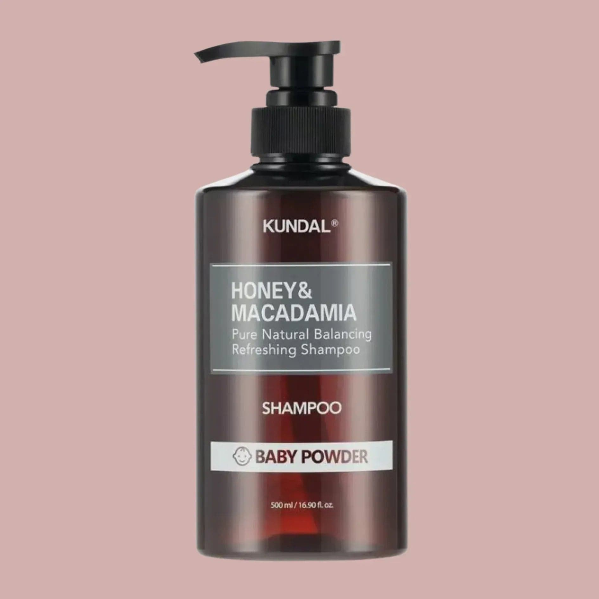 [Pre-Order] KUNDAL Honey &amp; Macadamia Pure Natural Balancing Refreshing Shampoo (Baby Powder) 500 ml