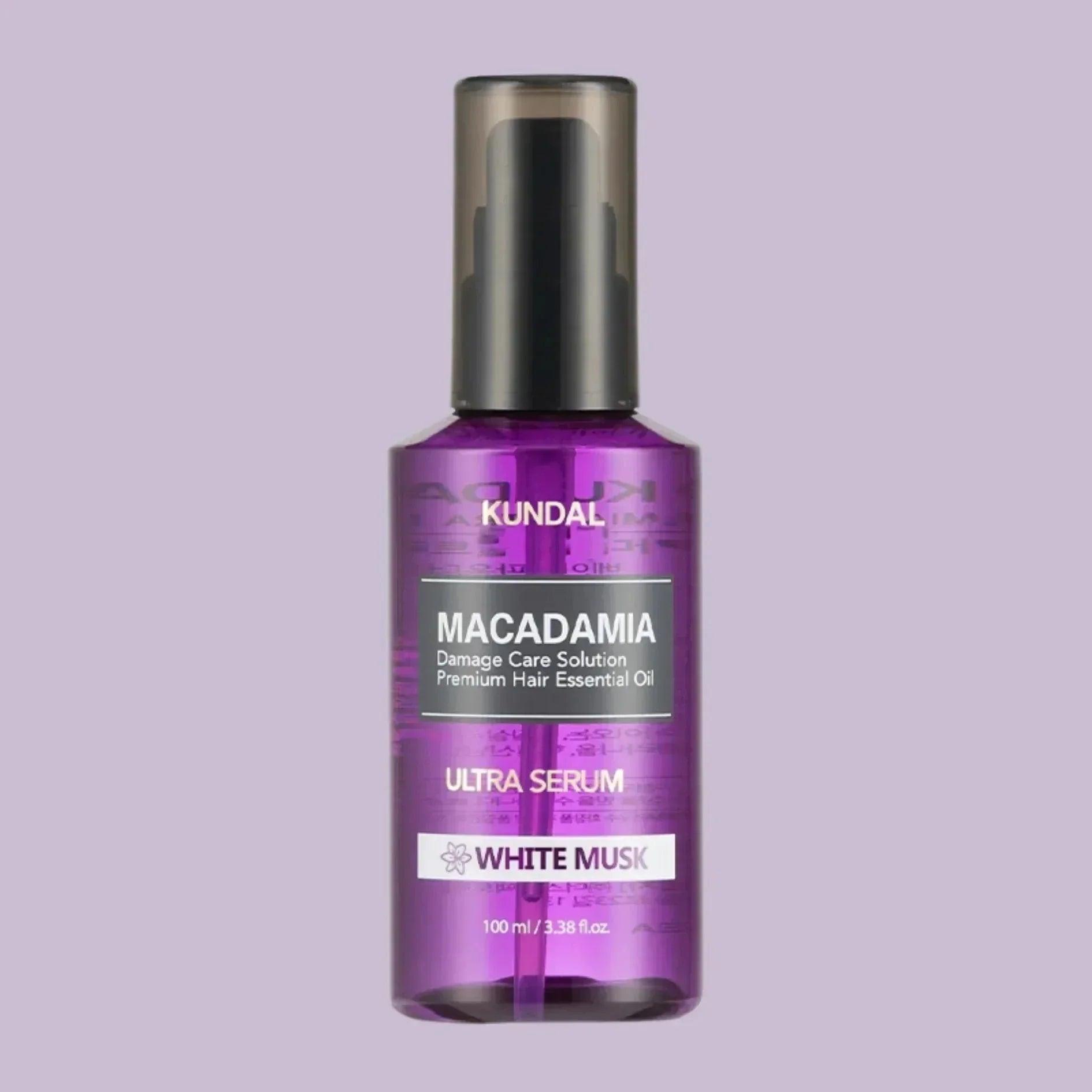 KUNDAL Macadamia Ultra Hair Serum White Musk 100ml - Orion Beauty