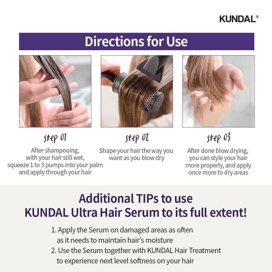 KUNDAL Macadamia Ultra Hair Serum White Musk 100ml - Orion Beauty