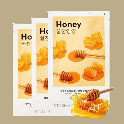 missha-airy-fit-sheet-mask-honey-pack-of-3-skin-care-missha-sri-lanka-orion-beauty-missha-official-sole-authorised-reseller-894320 - Orion Beauty