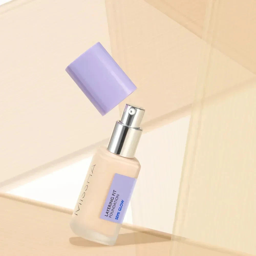 MISSHA Layering Fit Foundation Semi Glow 19.Ivory 35ml - Orion Beauty