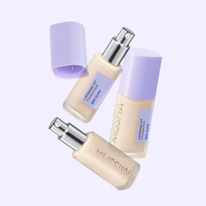 MISSHA Layering Fit Foundation Semi Glow 19.Ivory 35ml - Orion Beauty
