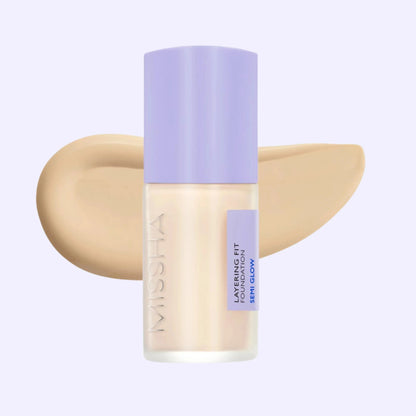 MISSHA Layering Fit Foundation Semi Glow 23 Sand 35ml - Orion Beauty