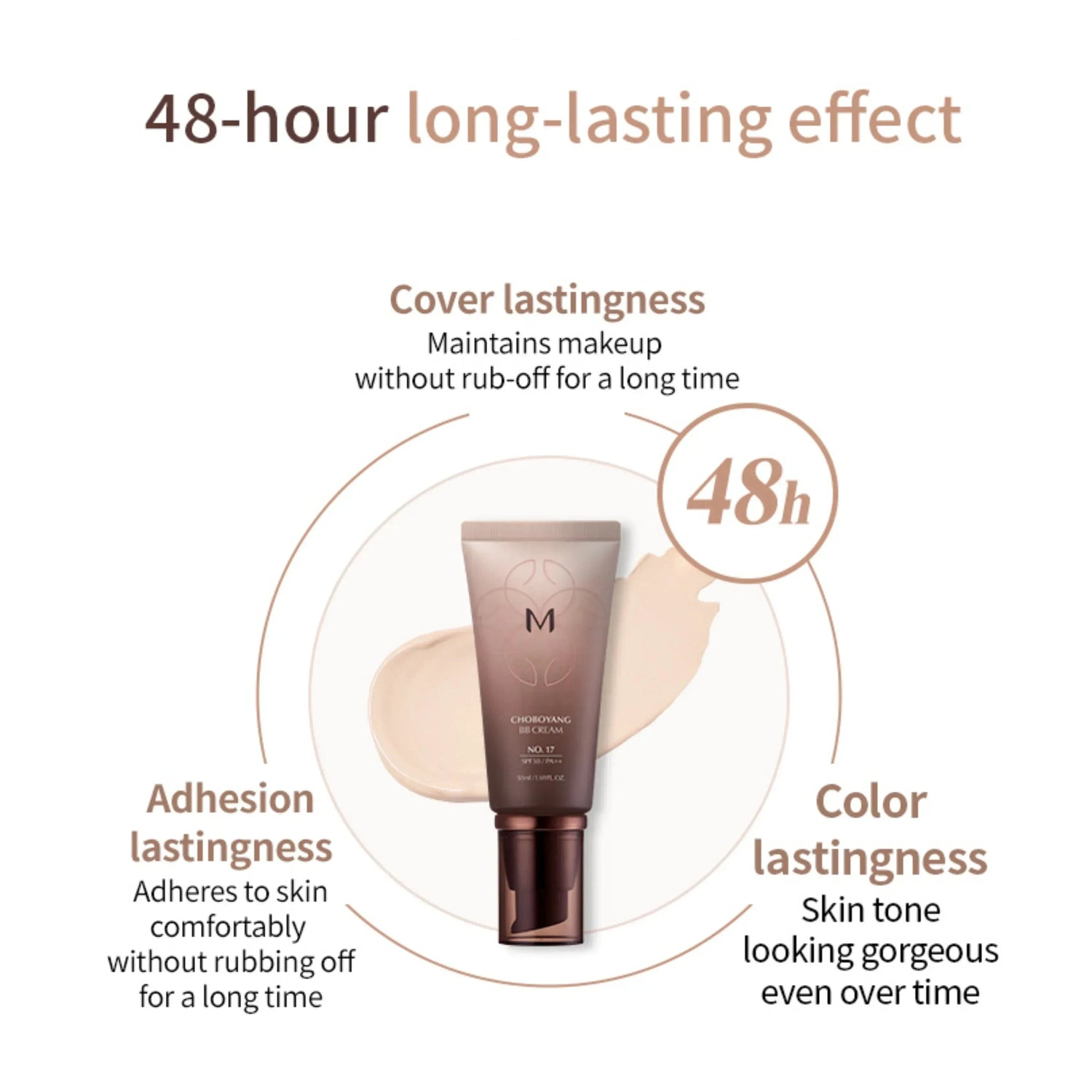MISSHA M Choboyang BB Cream SPF30/PA++ NO.17 Bright Beige 50ml - Orion Beauty