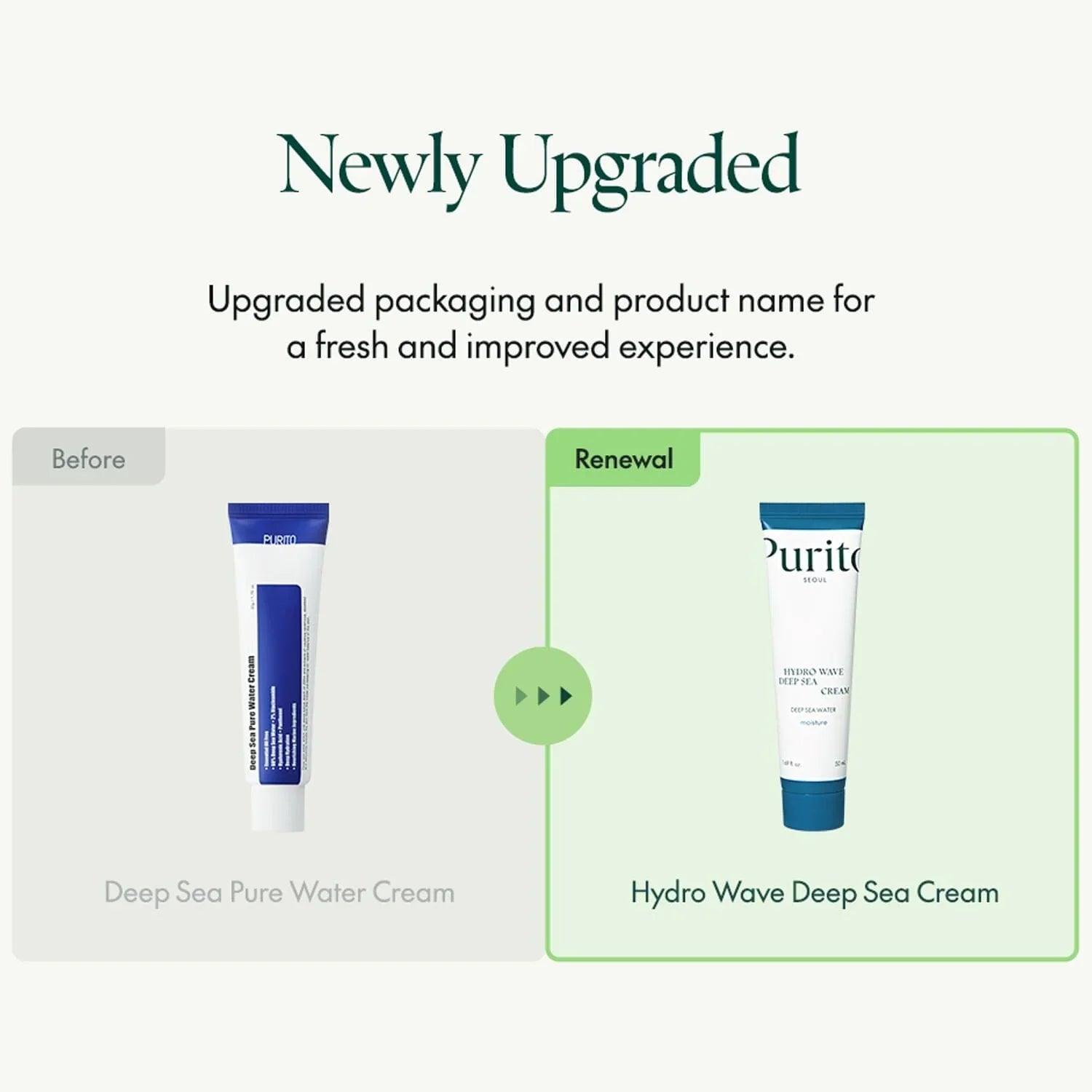 PURITO SEOUL Hydro Wave Deep Sea Cream 50ml - Orion Beauty