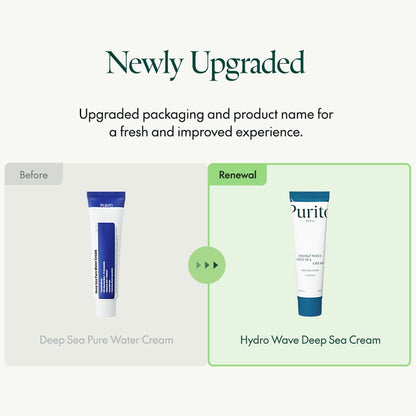PURITO SEOUL Hydro Wave Deep Sea Cream 50ml, at Orion Beauty. PURITO Official Sole Authorized Retailer in Sri Lanka!