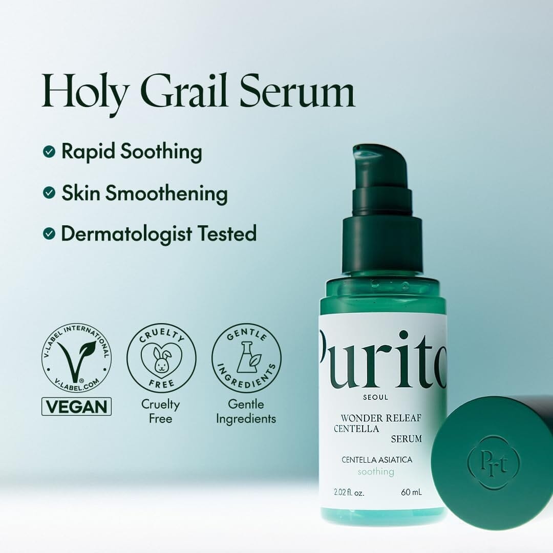 PURITO Wonder Releaf Centella Serum 60ml, at Orion Beauty. PURITO Official Sole Authorized Retailer in Sri Lanka!