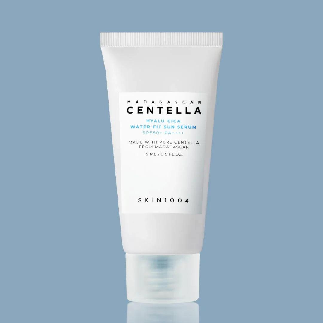SKIN1004 Madagascar Centella Hyalu-Cica Water-fit Sun Serum SPF50+ PA++++ (Mini) 15ml - Orion Beauty
