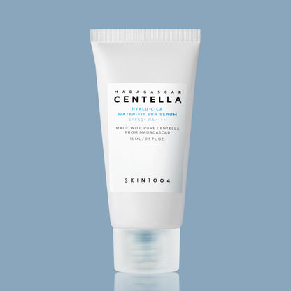 SKIN1004 Madagascar Centella Hyalu-Cica Water-fit Sun Serum SPF50+ PA++++ (Mini) 15ml, at Orion Beauty. SKIN1004 Official Sole Authorized Retailer in Sri Lanka!