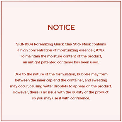 SKIN1004 Madagascar Centella Poremizing Quick Clay Stick Mask, at Orion Beauty. SKIN1004 Official Sole Authorized Retailer in Sri Lanka!