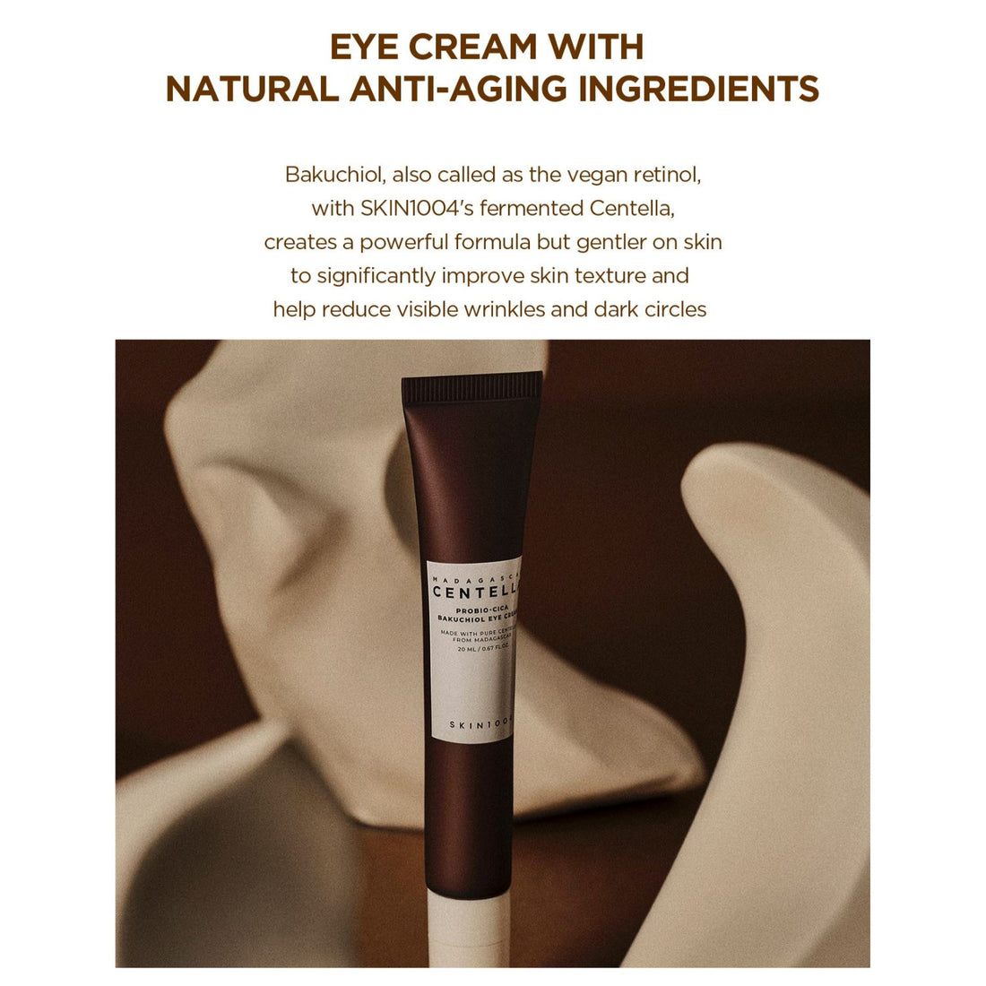 SKIN1004 Madagascar Centella Probio Cica Bakuchiol Eye Cream 20ml, at Orion Beauty. SKIN1004 Official Sole Authorized Retailer in Sri Lanka!