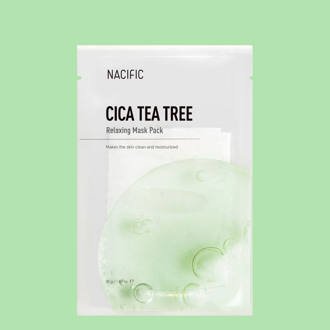 Nacific Cica Tea Tree Relaxing Mask 30g, at Orion Beauty. Nacific Official Sole Authorized Retailer in Sri Lanka!