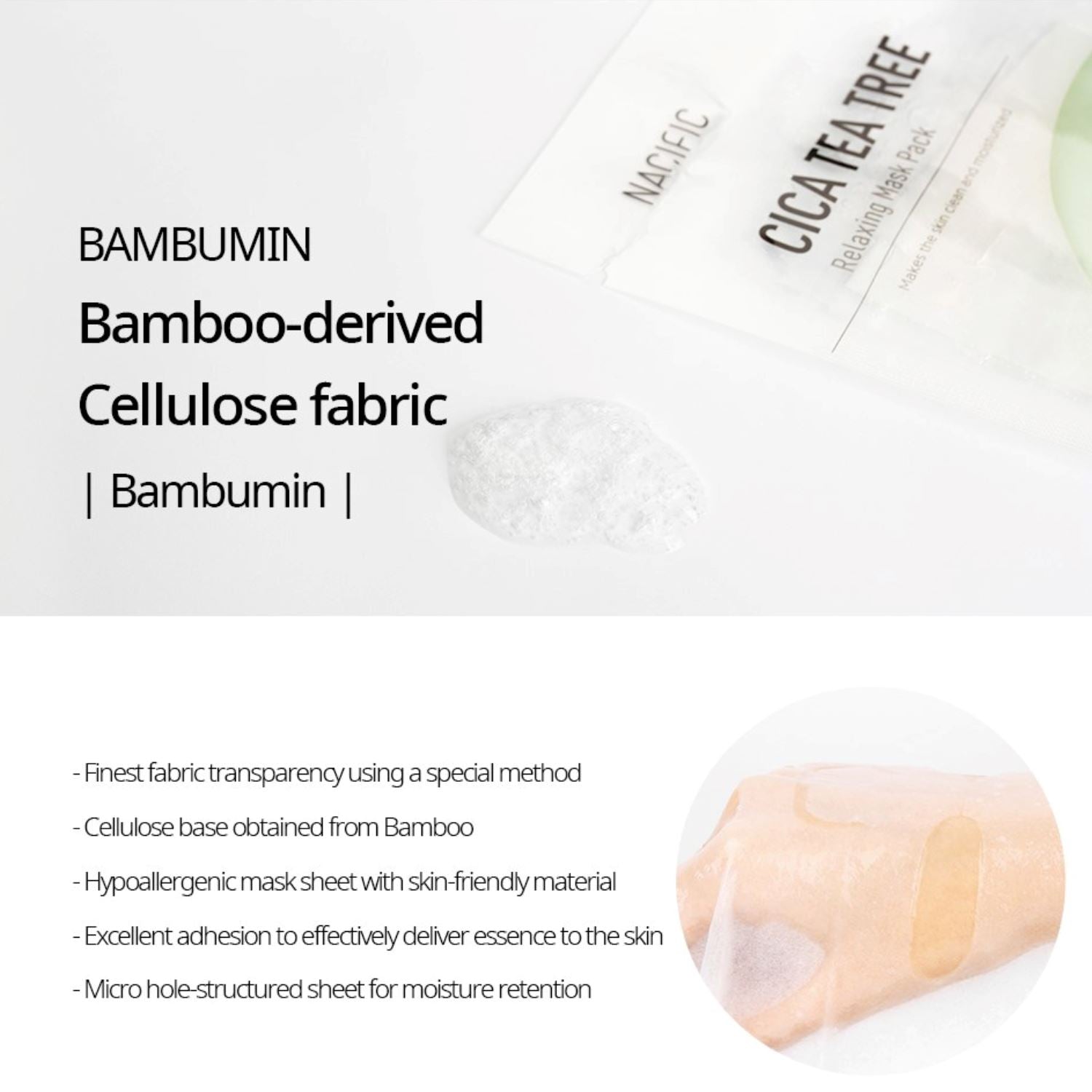 Nacific Cica Tea Tree Relaxing Mask 30g, at Orion Beauty. Nacific Official Sole Authorized Retailer in Sri Lanka!