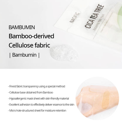 Nacific Cica Tea Tree Relaxing Mask 30g, at Orion Beauty. Nacific Official Sole Authorized Retailer in Sri Lanka!