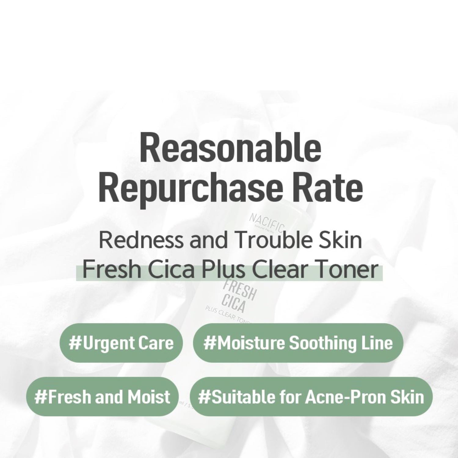 Nacific Fresh Cica Plus Clear Toner 150ml, at Orion Beauty. Nacific Official Sole Authorized Retailer in Sri Lanka!