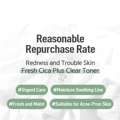 Nacific Fresh Cica Plus Clear Toner 150ml, at Orion Beauty. Nacific Official Sole Authorized Retailer in Sri Lanka!