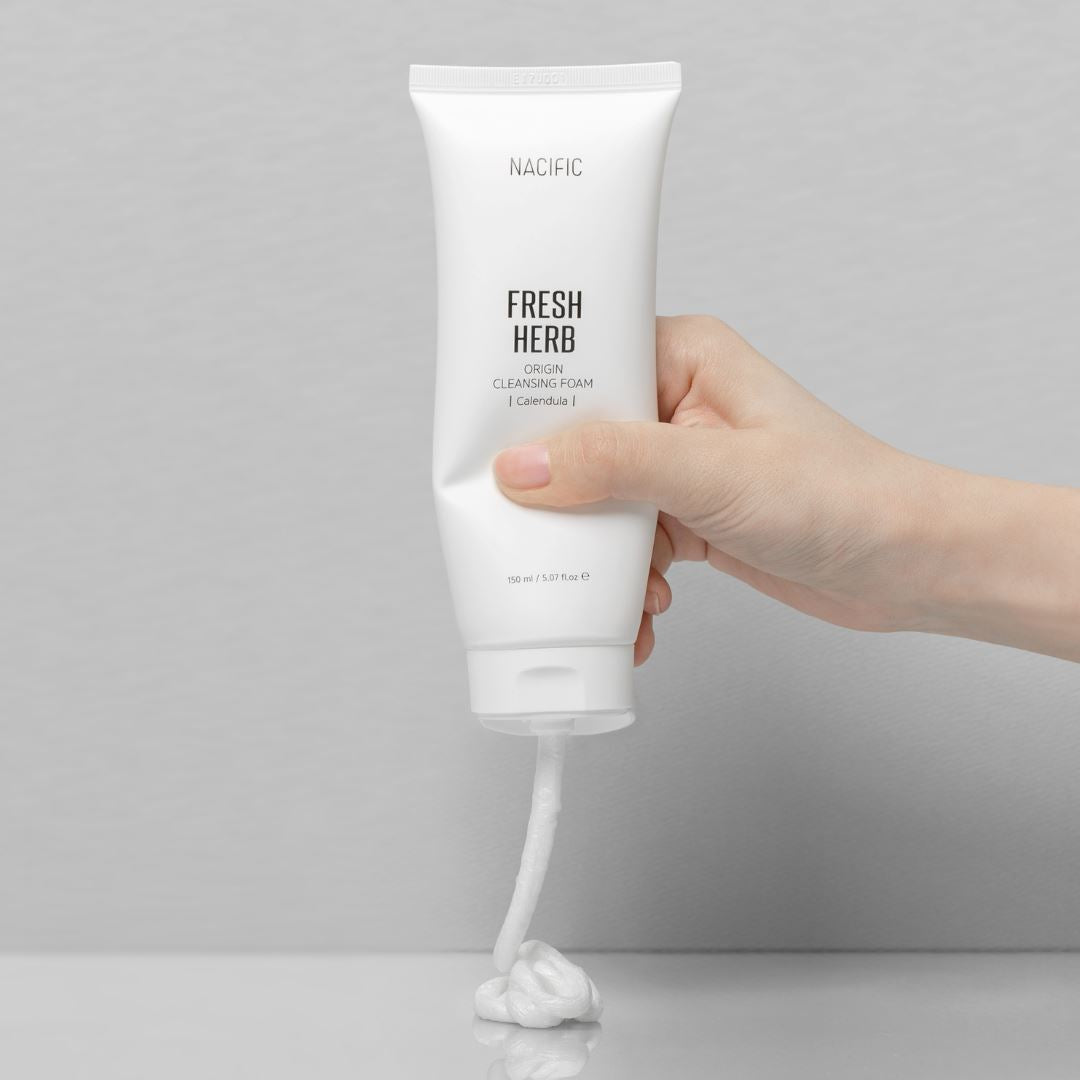Nacific Fresh Herb Origin Cleansing Foam | Calendula | 150ml, at Orion Beauty. Nacific Official Sole Authorized Retailer in Sri Lanka!