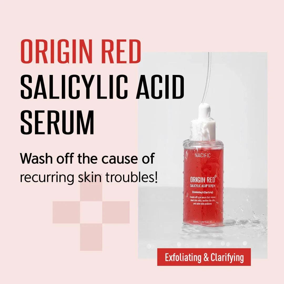NACIFIC Origin Red Salicylic Acid (Wash-Off) Serum 50ml - Orion Beauty