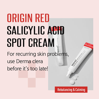Nacific Origin Red Salicylic Acid Spot Cream 20ml, at Orion Beauty. Nacific Official Sole Authorized Retailer in Sri Lanka!