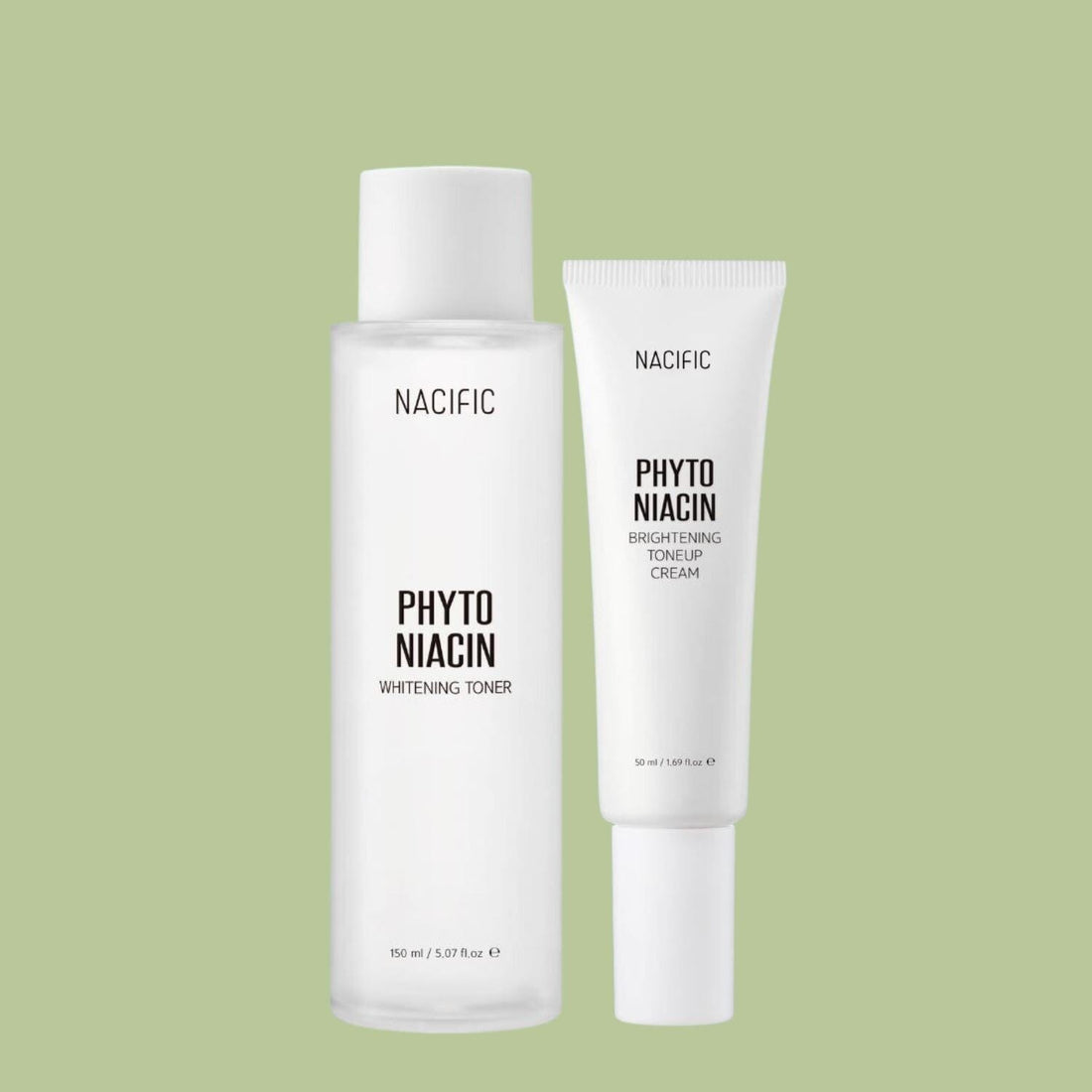 Nacific Phyto Niacin Brightening Line Toner + Tone-Up Cream, at Orion Beauty. Nacific Official Sole Authorized Retailer in Sri Lanka!