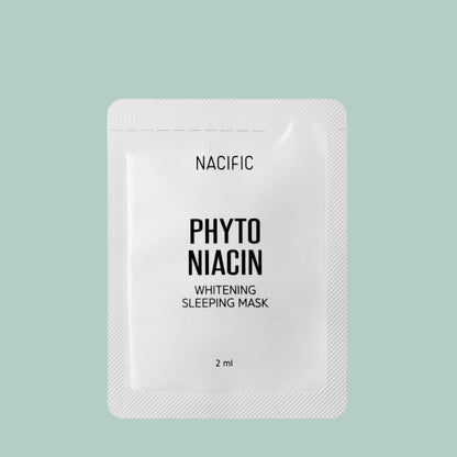 Nacific Phyto Niacin Brightening Sleeping Mask ( Pouch Sample ) 2ml, at Orion Beauty. Nacific Official Sole Authorized Retailer in Sri Lanka!