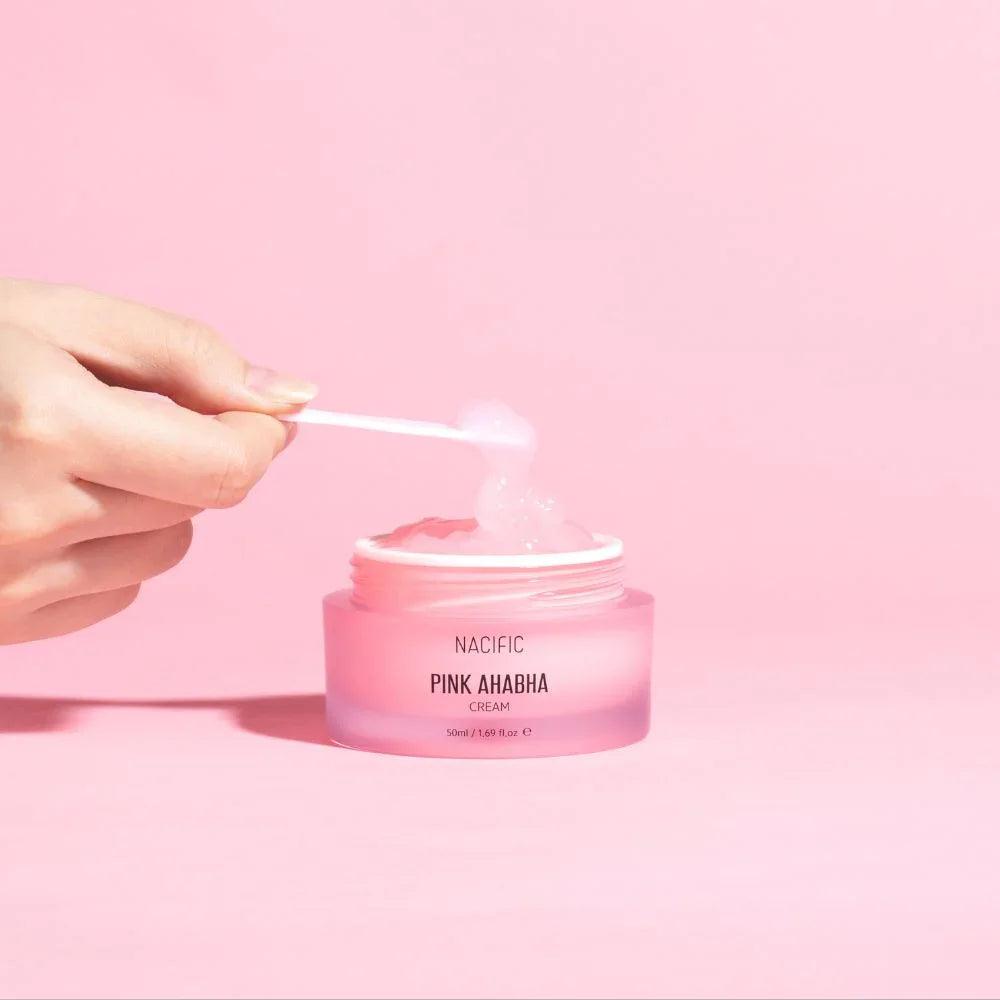 NACIFIC Pink AHA BHA Cream 50ml - Orion Beauty