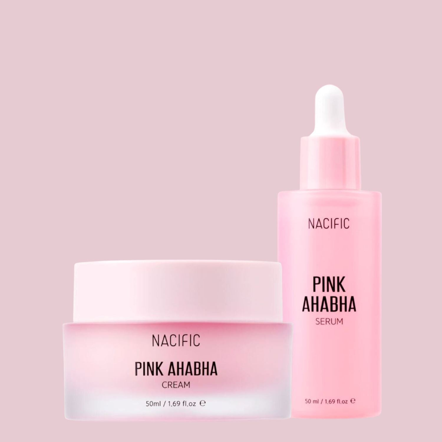 Nacific Pink AHA BHA Exfoliate And Brighten Set, at Orion Beauty. Nacific Official Sole Authorized Retailer in Sri Lanka!