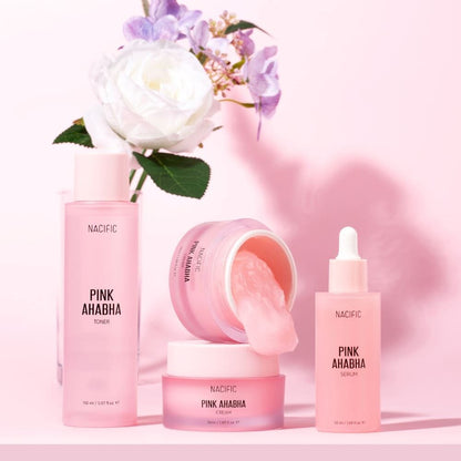Nacific Pink AHA BHA Line Serum + Cream, at Orion Beauty. Nacific Official Sole Authorized Retailer in Sri Lanka!