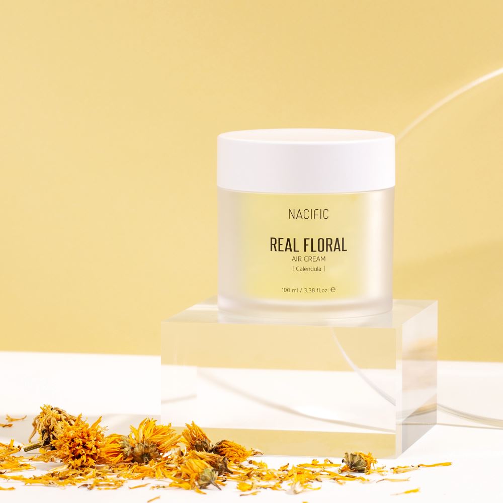 Nacific Real Floral Air Cream Calendula 100ml, at Orion Beauty. Nacific Official Sole Authorized Retailer in Sri Lanka!