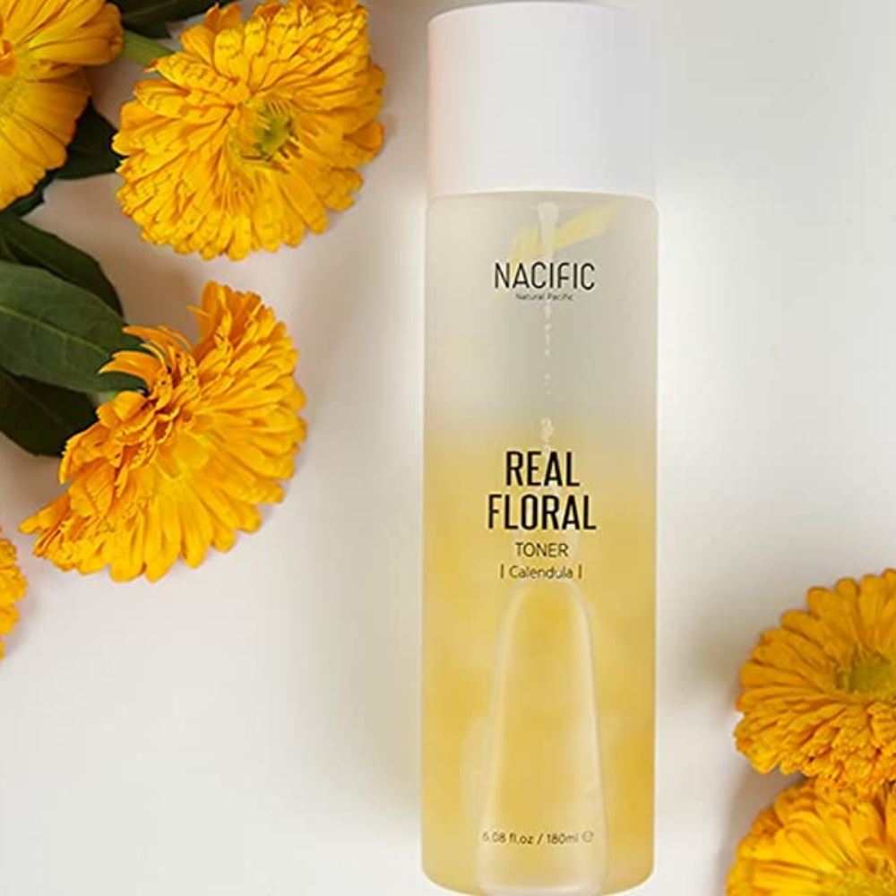 Nacific Real Floral Toner Calendula 180ml, at Orion Beauty. Nacific Official Sole Authorized Retailer in Sri Lanka!