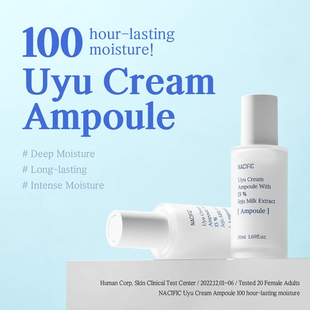 Nacific Uyu Cream Ampoule with 15% Jeju Milk 50ml, at Orion Beauty. Nacific Official Sole Authorized Retailer in Sri Lanka!
