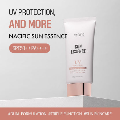 Nacific Vegan Sun Essence Verified SPF50+/ PA+++ 50ml, at Orion Beauty. Nacific Official Sole Authorized Retailer in Sri Lanka!
