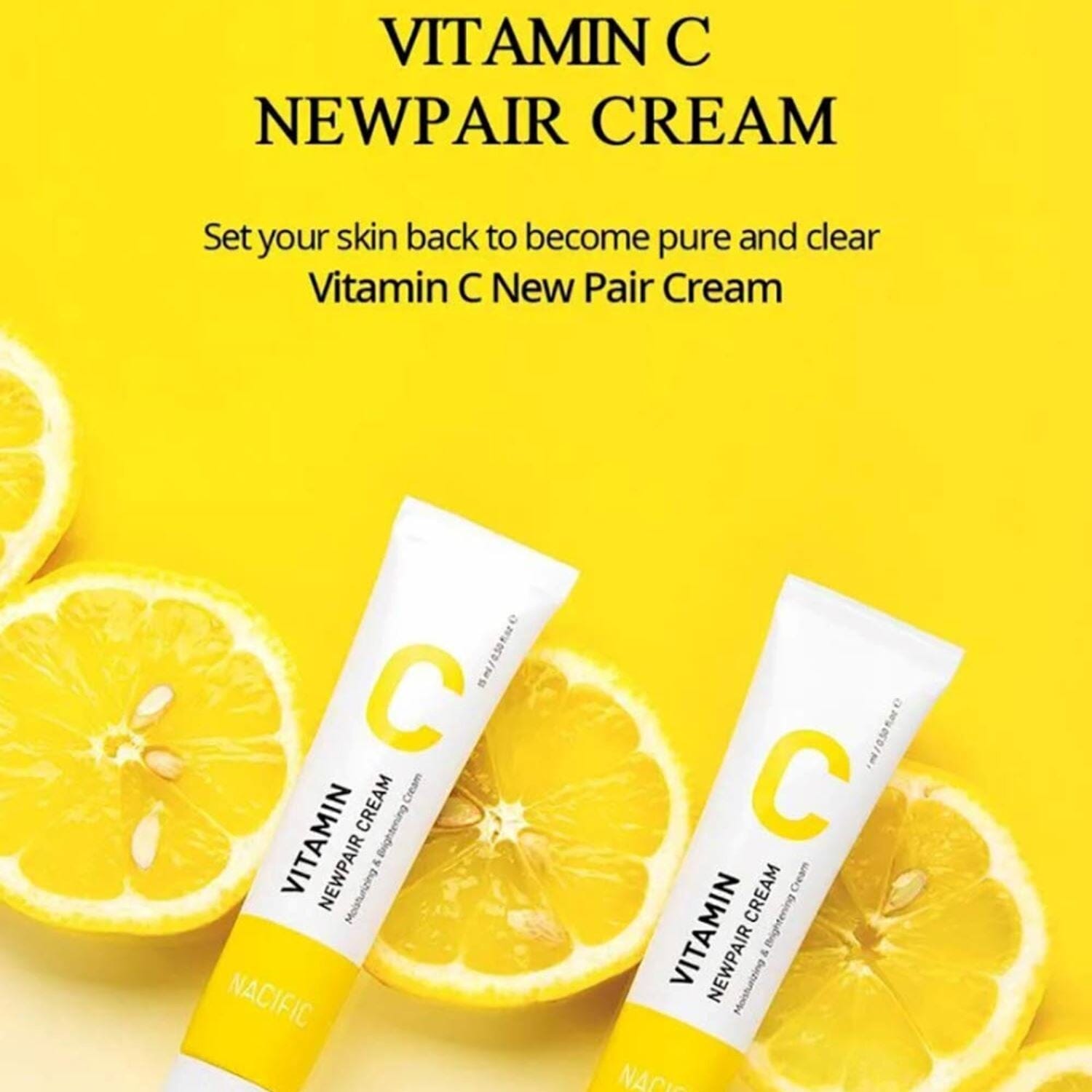 Nacific Vitamin C Newpair Cream 15ml, at Orion Beauty. Nacific Official Sole Authorized Retailer in Sri Lanka!