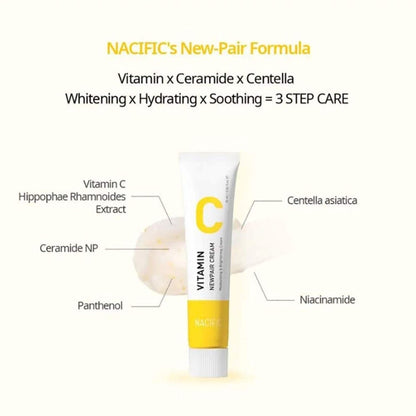 Nacific Vitamin C Newpair Cream 15ml, at Orion Beauty. Nacific Official Sole Authorized Retailer in Sri Lanka!