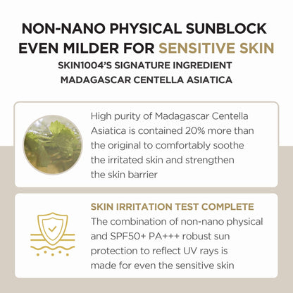 SKIN1004 Madagascar Centella Air-Fit Suncream Plus SPF50+ PA++++ 50ml, at Orion Beauty. SKIN1004 Official Sole Authorized Retailer in Sri Lanka!