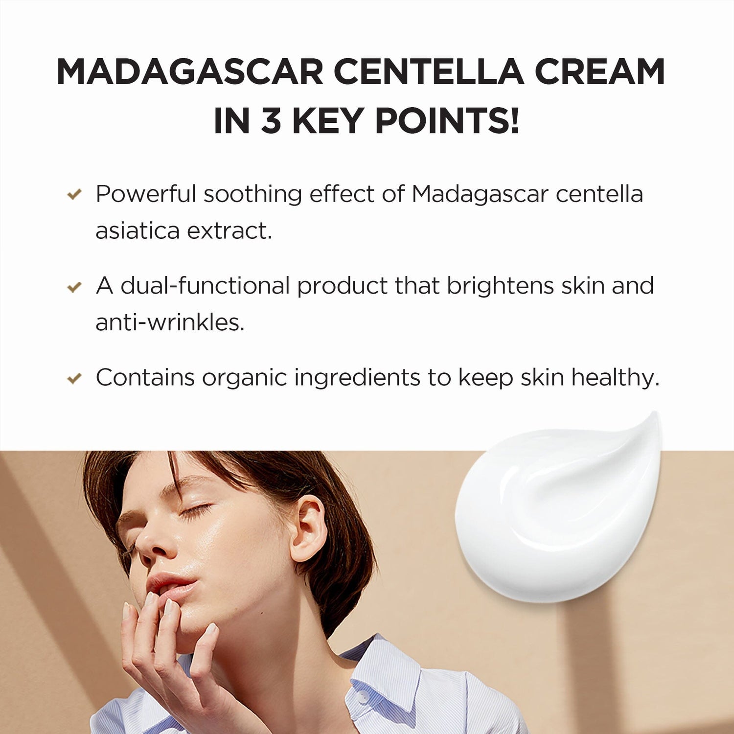 SKIN1004 Madagascar Centella Cream 75ml, at Orion Beauty. SKIN1004 Official Sole Authorized Retailer in Sri Lanka!