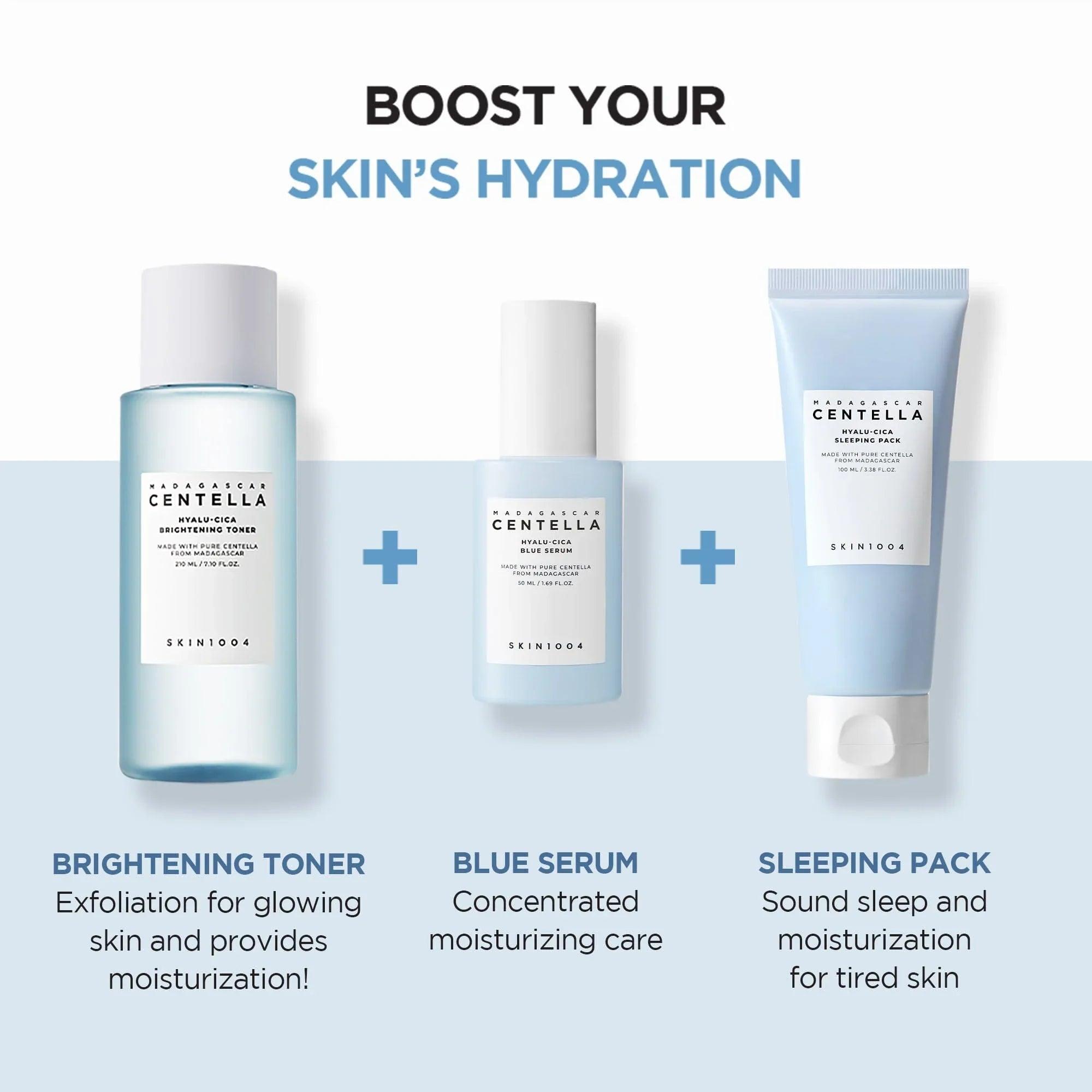 SKIN1004 Madagascar Centella Hyalu-Cica Blue Serum 50ml - Orion Beauty