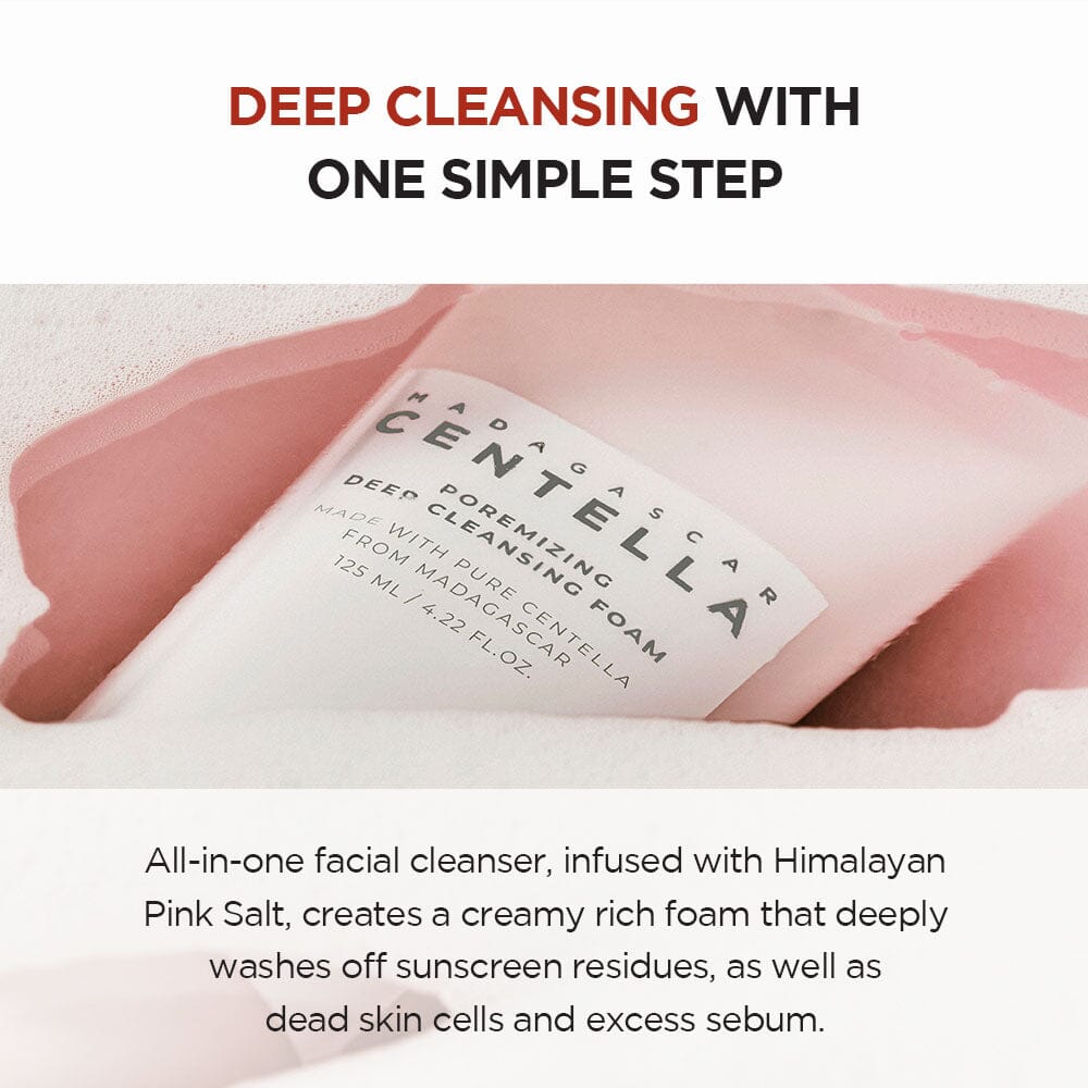 SKIN1004 Madagascar Centella Poremizing Deep Cleansing Foam 125ml, at Orion Beauty. SKIN1004 Official Sole Authorized Retailer in Sri Lanka!