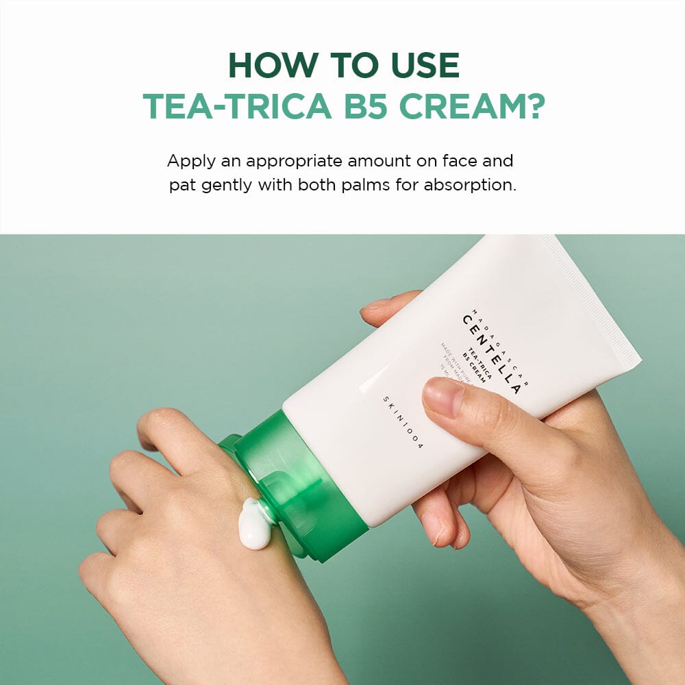 SKIN1004 Madagascar Centella Tea-Trica B5 Cream 75ml, at Orion Beauty. SKIN1004 Official Sole Authorized Retailer in Sri Lanka!