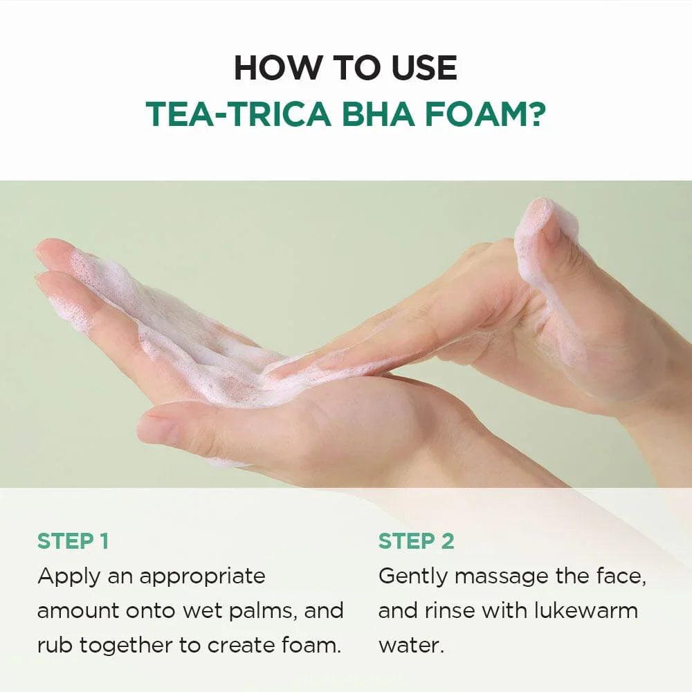 SKIN1004 Madagascar Centella Tea-Trica BHA Foam 125ml - Orion Beauty